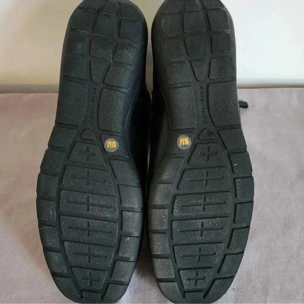Easy Spirit Black Leather Ankle Booties - Picture 7 of 8